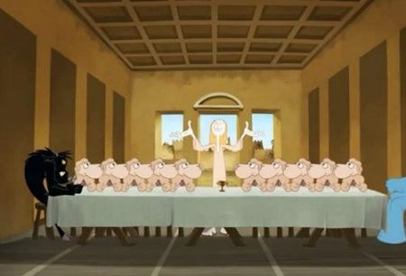 Иуда и Иисус - немецкий мультик для взрослых на библейскую тему