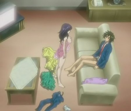 Развратная тётя отсосала племяннику - короткая мульт-зарисовка