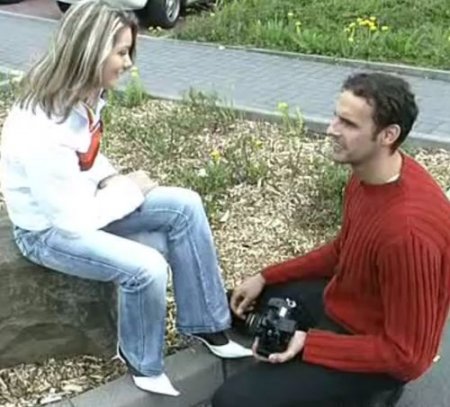 Пикап девушки дался фотографу также легко, как её анальная дырочка